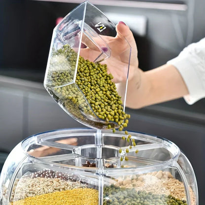Rotating Grain Storage Dispenser